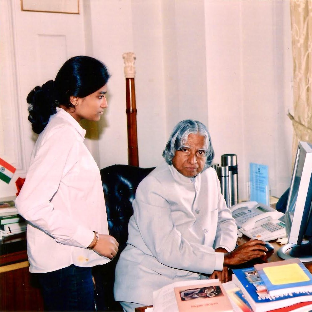 Honoured by Dr. A. P. J. Abdul Kalam