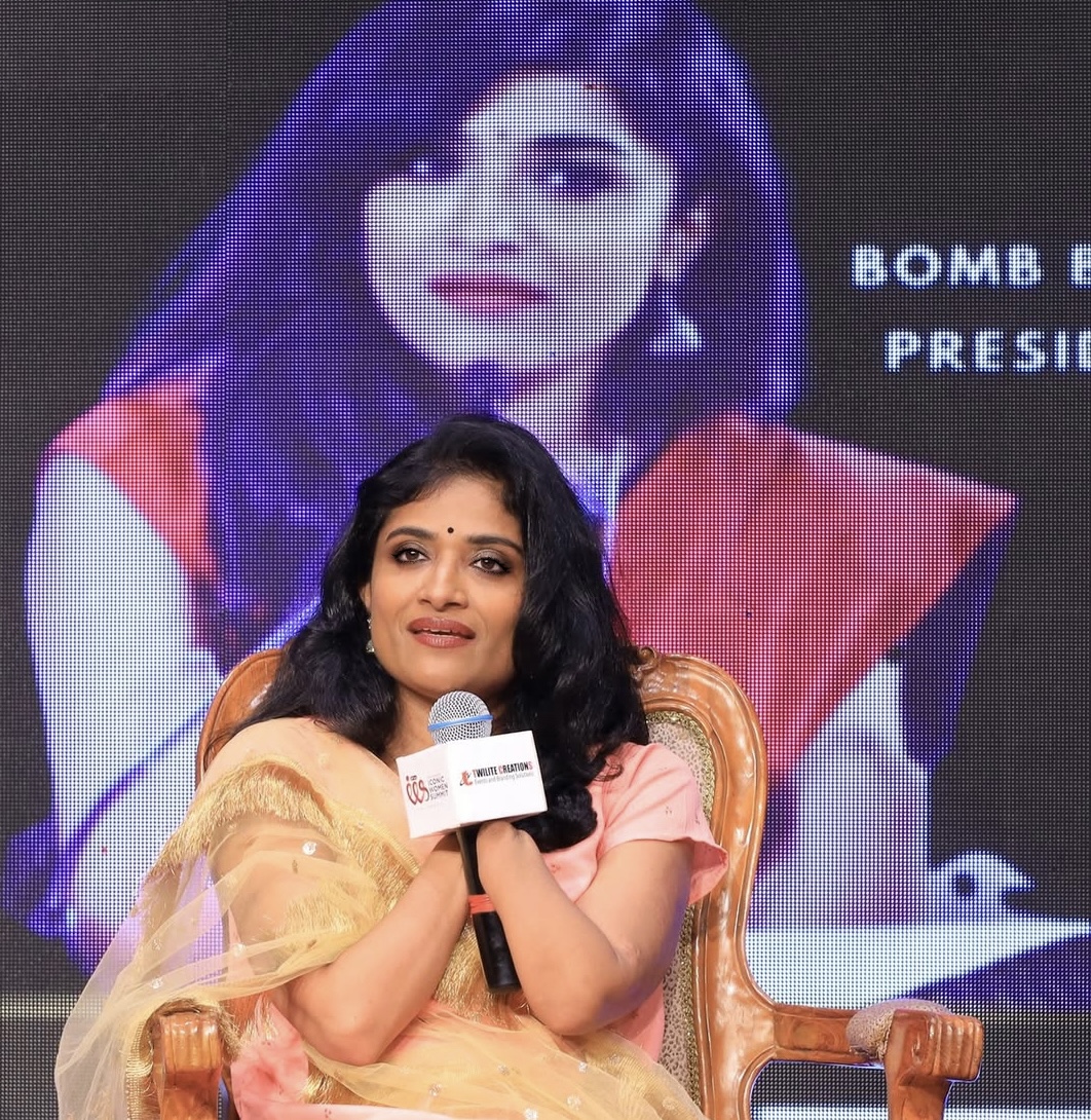 Dr. Malvika Iyer on stage