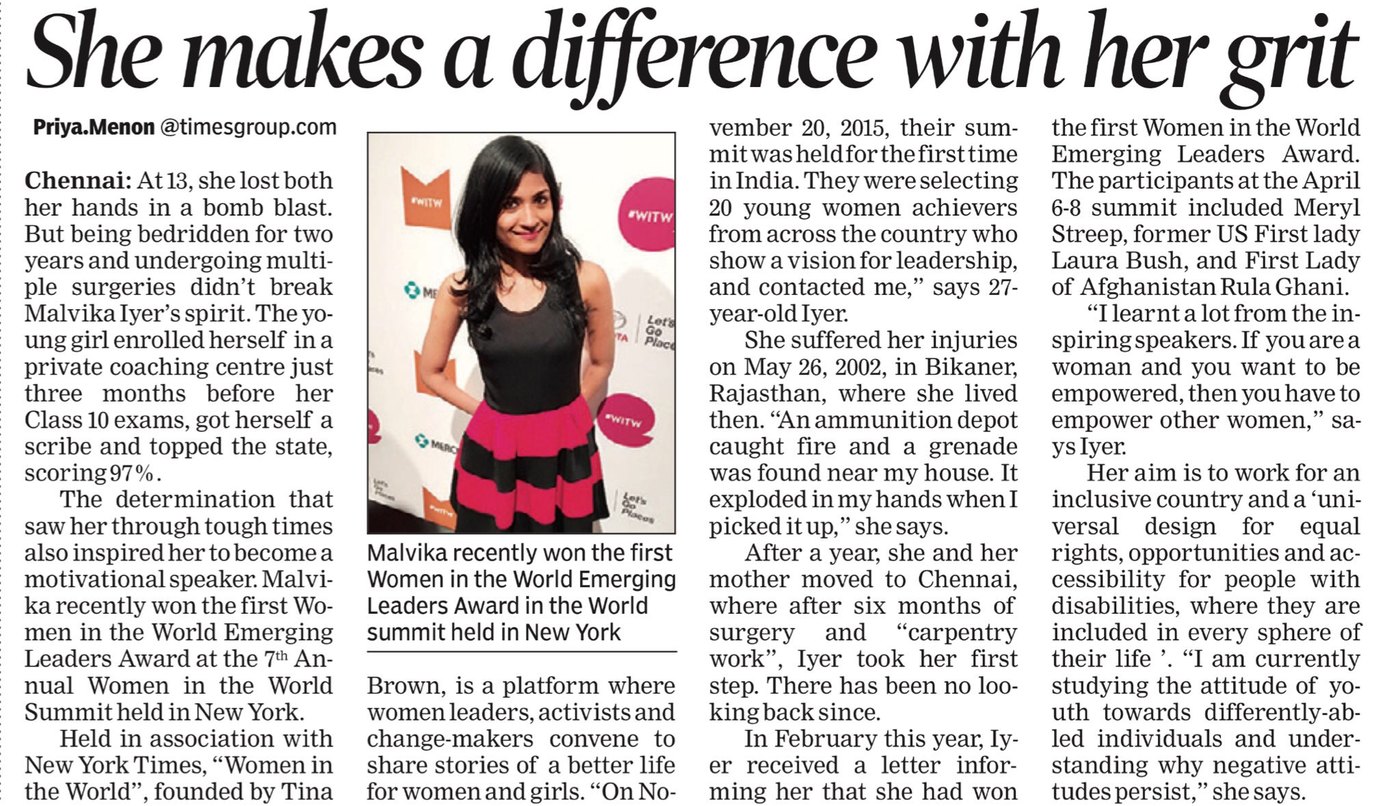 She makes a difference with her grit