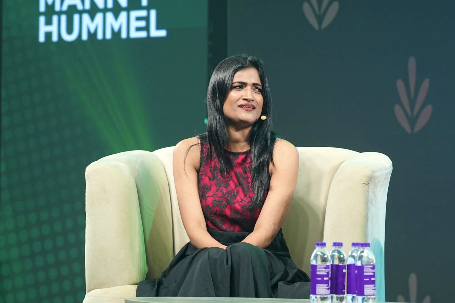 Dr. Malvika Iyer on stage