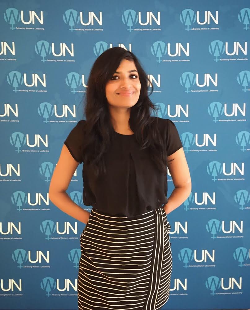 Dr. Malvika Iyer on stage