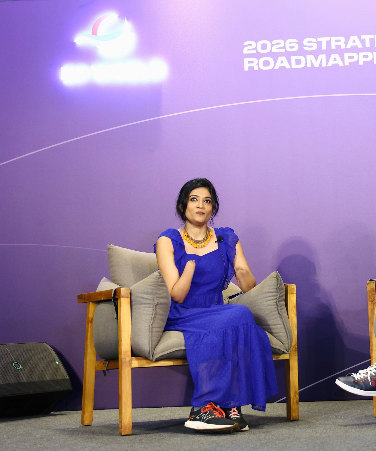 Dr. Malvika Iyer on stage